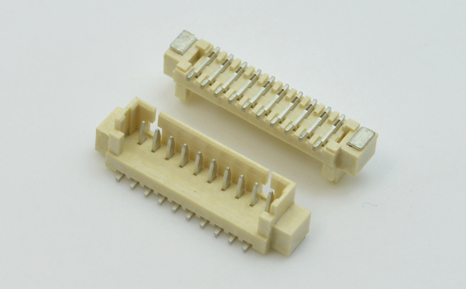 MX1.25MM耐高温立贴PCB插座头 1.25间距6PIN 线对板连接器 接插件