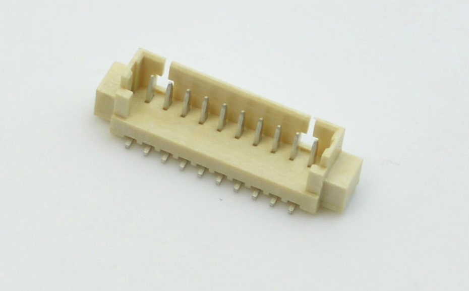 MX1.25MM耐高温立贴PCB插座头 1.25间距9PIN 线对板连接器 接插件