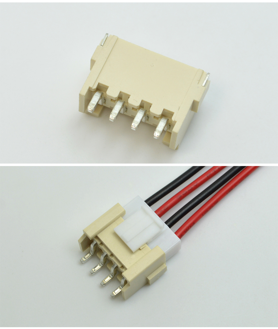 VH3.96-5P卧贴针座PCB板SMT插座 连接器3.96mm 表面贴片座