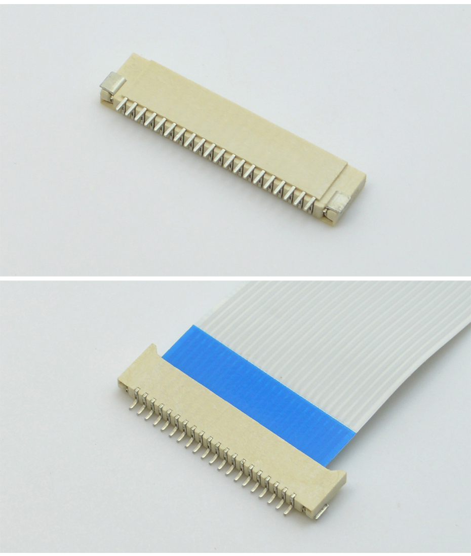 FFC/青青草成人在线 FPC座 1.0mm间距 34P 卧式贴片无锁 双面接触