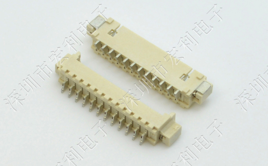 MX1.25-16P卧式贴片连接器SMD插座wafer母座条型接插件MX座子