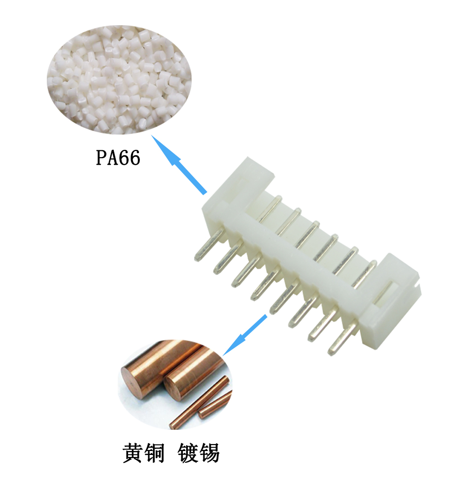 2.0MM间距 直针插座 拔插式 端子 连接器插件 直脚针座4A,青青草手机视频