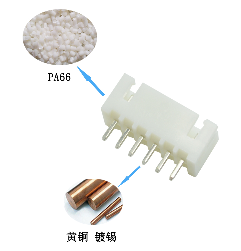 免费拿样厂家接插件XH2.54间距2P-16P插件式白色直针现货环保材质,青青草手机视频